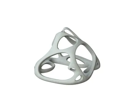 SciFi Cube Object No 62927 Low Poly Shape Low-poly 3D model