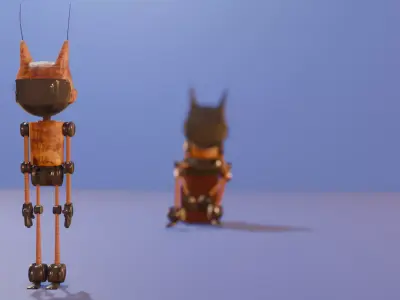 ROBOT MADE OF CAN 3D model