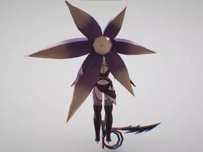Juliante - Dragon Quest X - Demon Boss Low-poly 3D model