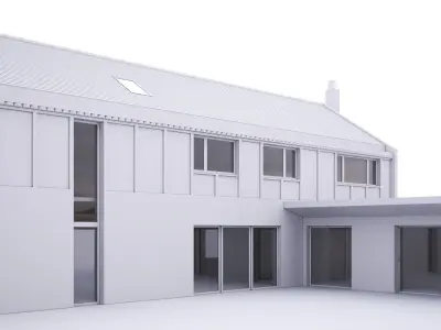 British House Horse and Groom 3D model