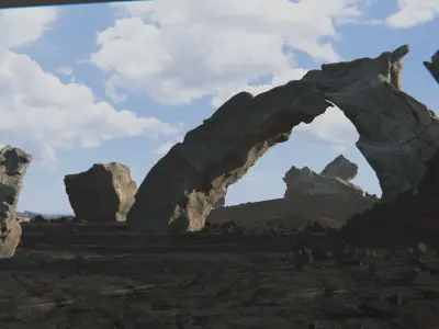 Landscape Nature scene  3D model