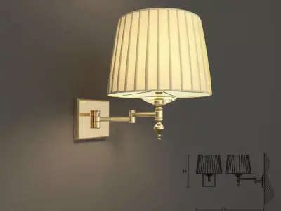 Masiero VE1091 A1 wall lamp 3D model