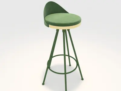 Collection Bar Stool 2 3D Model Pack