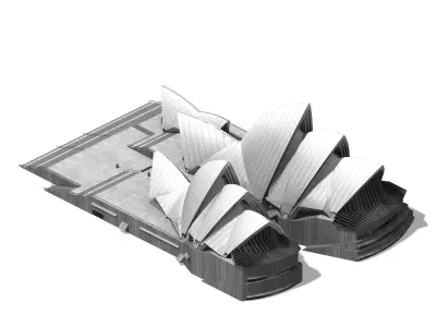 Future World - Sydney Opera House 3D model