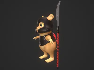 Xaun chi lowpoly 3D Model Low-poly 3D model