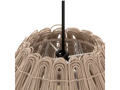 Rattan Lamp Kathu Manyoya ILUZZIA wild 3D model