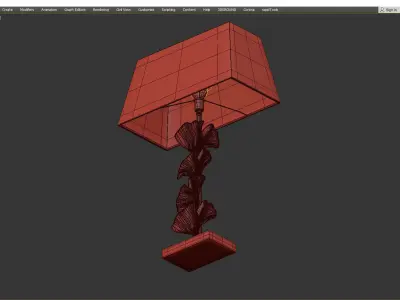  Gold Gingko Leaves Table Lamp Liang and Eimil Java Low-poly 3D model