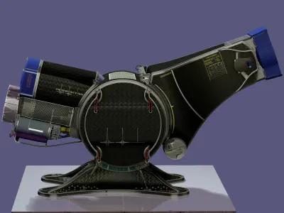 Inquisitor futuristic observation station 3D model