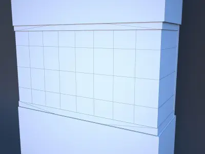  fireplace animation Low-poly 3D model
