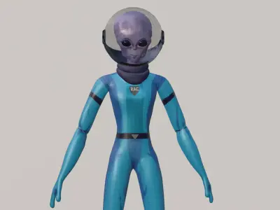 Sci-Fi Character  3D model