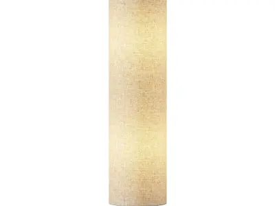 Ash and linen floor lamp Bruisse 3D model