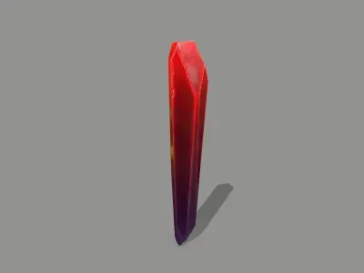 Crystal Set sword Low-poly 3D model buy
