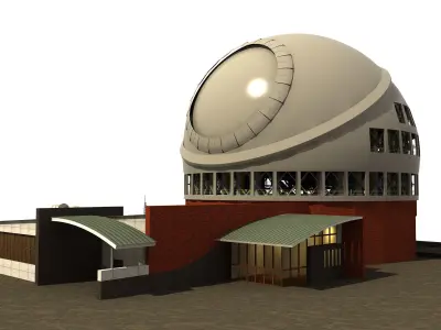 TMT RADIO TELESCOPE 3D model