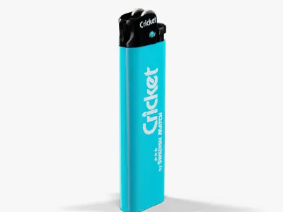 Cricket Lighter Low-poly 3D model