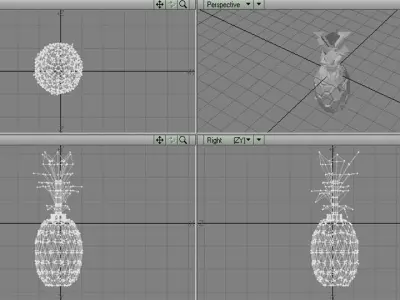 Tropical Fruit - Pineapple 3D model