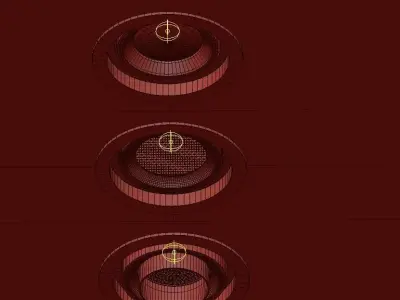 Forstlight Modular Round Recessed Lamp  3D model