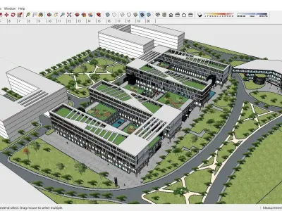 Sketchup School and University 132 3D model