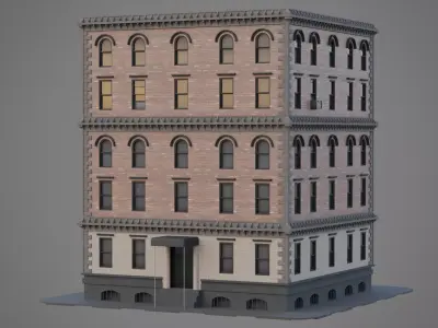 City building 3D model order
