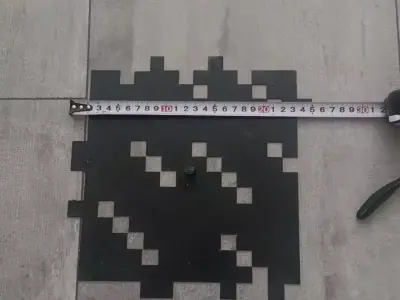 Minecraft Glass Block  3D Print Template 3D print model