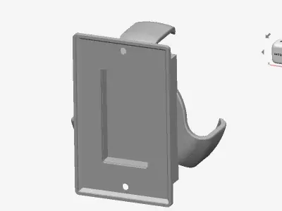 Alexa Echo Dot Wall Holder 3D print model