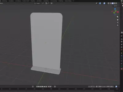 Customizable Euro Banner Low-poly 3D model