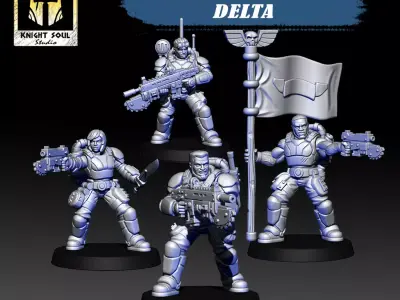 Scions of War Delta 3D print model