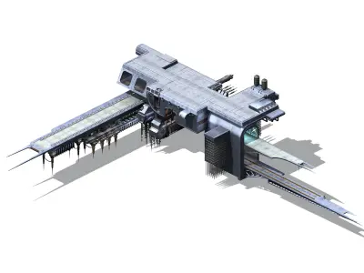 Future City - Cosmos City 01 3D model