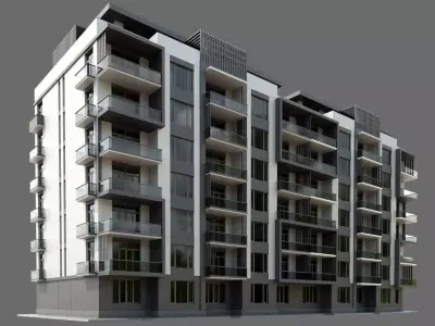 Residental Building ID039 3D model