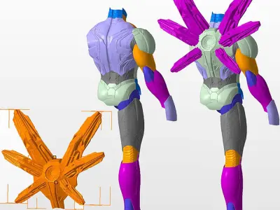 Iron Man MK85 Full Armor 3D Model Ready to Print 3D print model