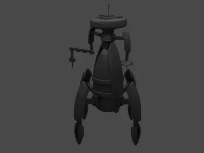Research Robot 3D model