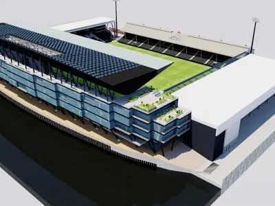 Craven Cottage - Fulham London 3D model