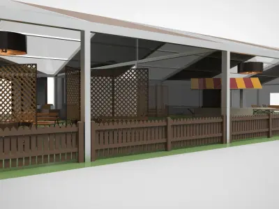  large tent event 3D model