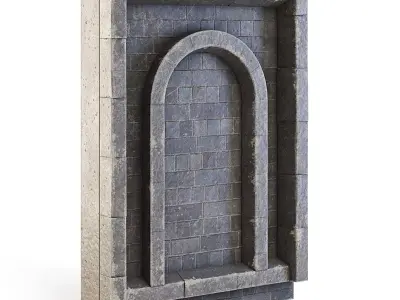 Dungeon Wall 3D model get