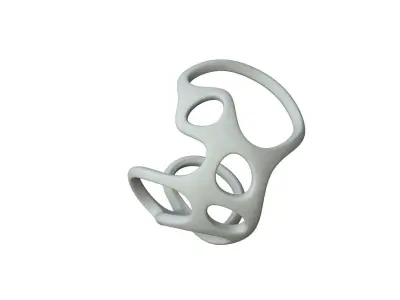 SciFi Cube Object No 34845 Low Poly Shape Texture