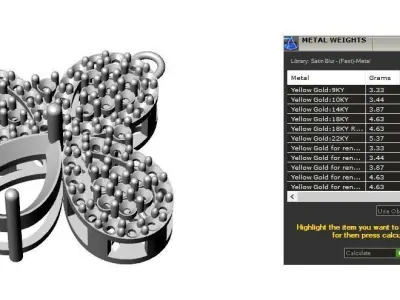 Half set 0033 3D print model