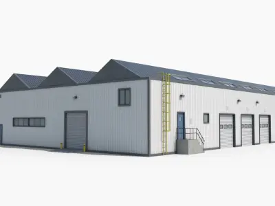  Industrial Buildings And Props Collection 