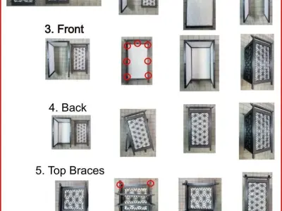 Kumiko Japanese Shoji Lantern - Tsutsuidutsu 3D print model
