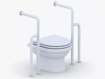 1550 - Toilet Low-poly 3D model