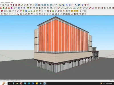 Modern Shopping Mall 3D Model 3D model