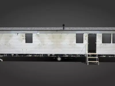 Old Mobile Home 3D model