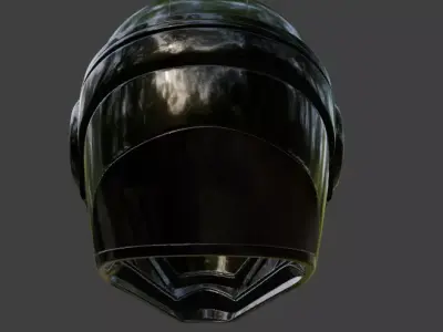 Sci-Fi Helmet 3D model