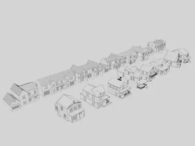House Collection 3 3D model