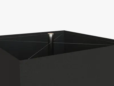 Arete table lamp by Phillips collection 3D model