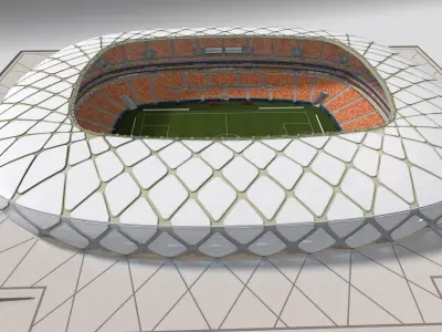 Amazon Arena Football Stadium  3D model