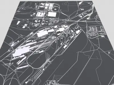  Salzgitter Stahlwerk Germany manufacturer of steel structures 3D model