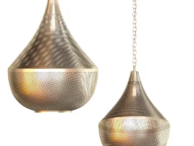 Moroccan Brass Lighting 3D model