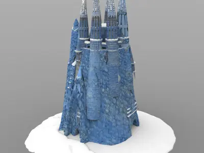 Ice Castle for Unity 3D model