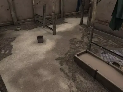 Stable building 3D model