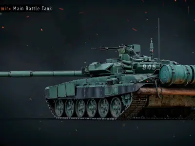  3 Russian Modern Tanks Collection 