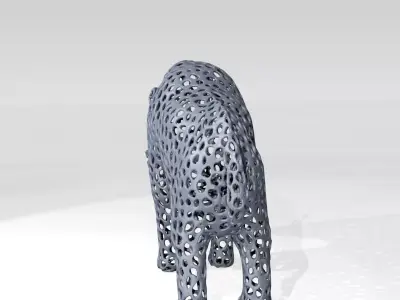 Mammoth Voronoi 3D model